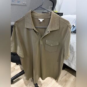 Calvin Klein Olive Green Men's Polo Shirt